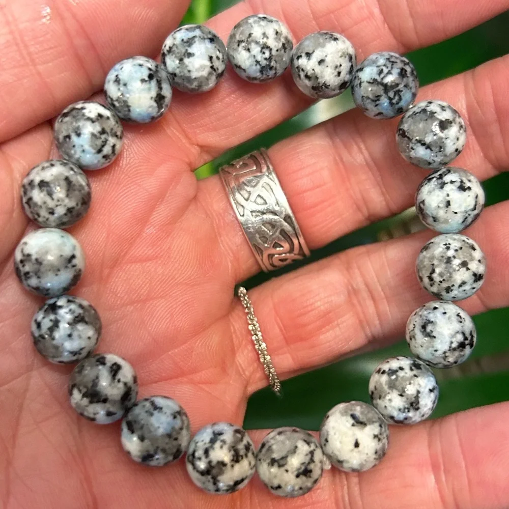 K2 azurite chunky 10mm bracelet - Picture 2 of 3